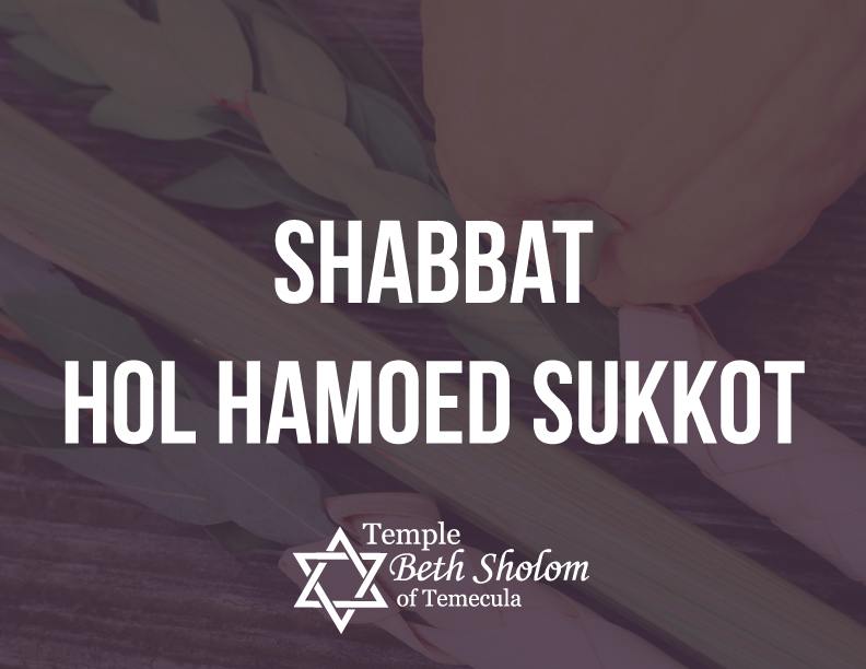 Parashat: Chol HaMoed Sukkot